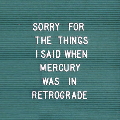 Comment survivre à Mercure rétrograde